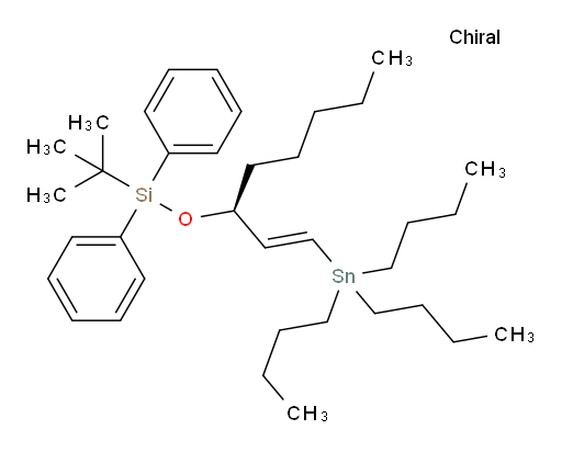 (S,E)-tert-butyldiphenyl((1-(tributylstannyl)oct-1-en-3-yl)oxy)silane