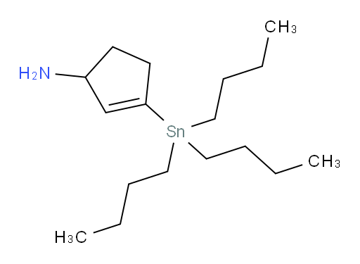 3-(tributylstannyl)cyclopent-2-enamine