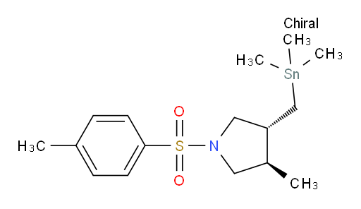 (3R,4R)-3-methyl-1-tosyl-4-((trimethylstannyl)methyl)pyrrolidine