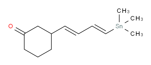 3-((1E,3E)-4-(trimethylstannyl)buta-1,3-dien-1-yl)cyclohexanone