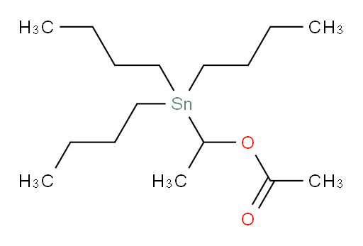 1-(三丁基锡基)乙基 乙酸酯