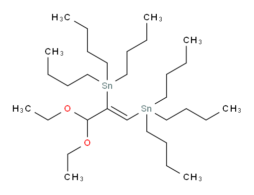 (Z)-(3,3-diethoxyprop-1-ene-1,2-diyl)bis(tributylstannane)