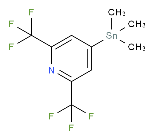 2,6-bis(trifluoromethyl)-4-(trimethylstannyl)pyridine
