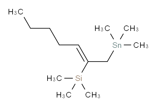 (Z)-trimethyl(1-(trimethylstannyl)hept-2-en-2-yl)silane