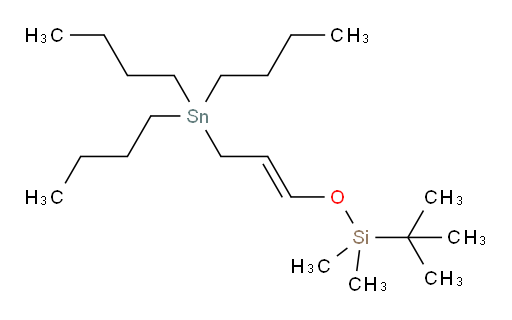 (E)-tert-butyldimethyl((3-(tributylstannyl)prop-1-en-1-yl)oxy)silane