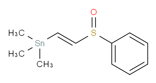 (E)-trimethyl(2-(phenylsulfinyl)vinyl)stannane