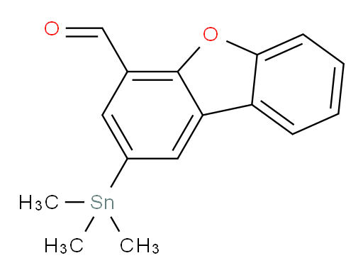 2-(trimethylstannyl)dibenzo[b,d]furan-4-carbaldehyde