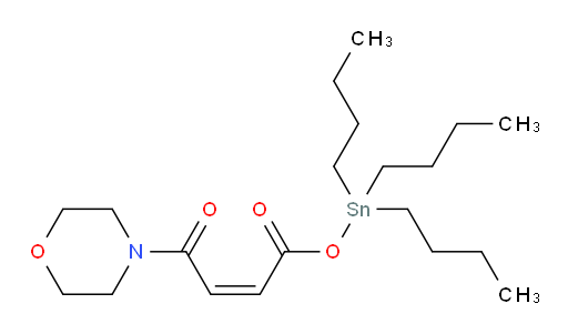 (Z)-tributylstannyl 4-morpholino-4-oxobut-2-enoate