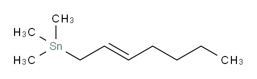 (E)-庚-2-烯-1-基三甲基锡烷