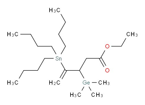 ethyl 4-(tributylstannyl)-3-(trimethylgermyl)pent-4-enoate