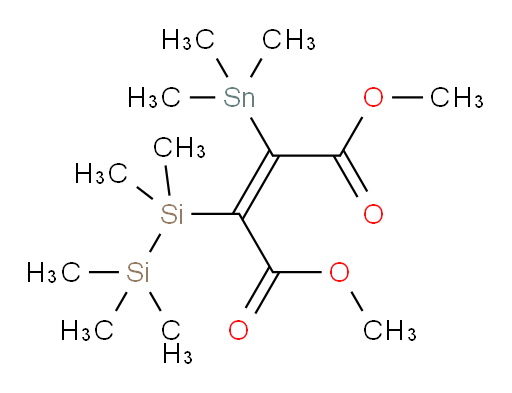 dimethyl 2-(1,1,2,2,2-pentamethyldisilyl)-3-(trimethylstannyl)maleate