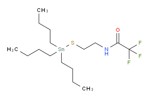 2,2,2-trifluoro-N-(2-((tributylstannyl)thio)ethyl)acetamide