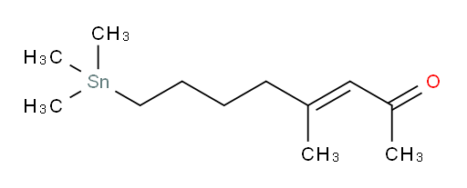 (E)-4-methyl-8-(trimethylstannyl)oct-3-en-2-one