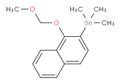 (1-(methoxymethoxy)naphthalen-2-yl)trimethylstannane