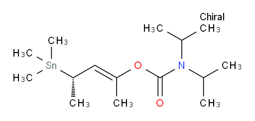 (S,E)-4-(trimethylstannyl)pent-2-en-2-yl diisopropylcarbamate