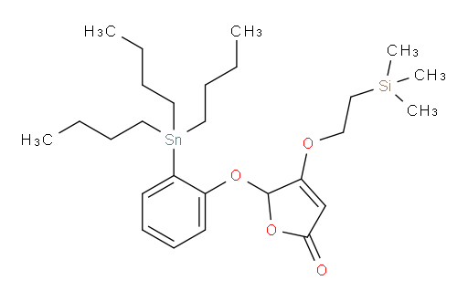 5-(2-(tributylstannyl)phenoxy)-4-(2-(trimethylsilyl)ethoxy)furan-2(5H)-one
