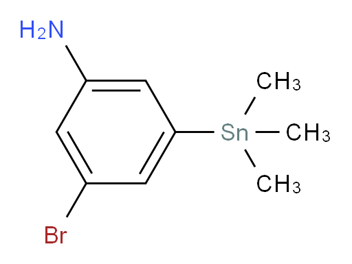 3-bromo-5-(trimethylstannyl)aniline