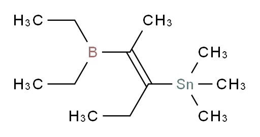 (Z)-(2-(二乙基boryl)戊-2-烯-3-基)三甲基锡烷