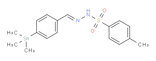 (E)-4-methyl-N'-(4-(trimethylstannyl)benzylidene)benzenesulfonohydrazide