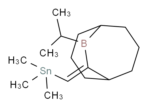 (E)-((9-异丙基-9-bora双环[3.3.2]癸烷-10-亚基)甲基)三甲基锡烷