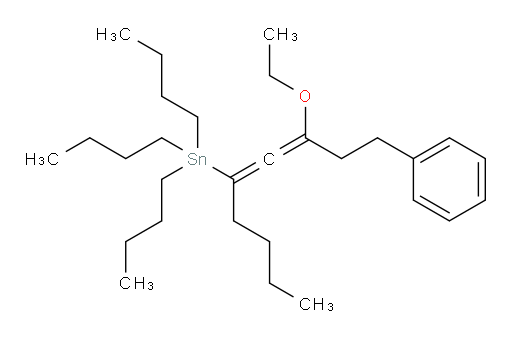三丁基(3-乙氧基-1-苯基壬-3,4-二烯-5-基)锡烷