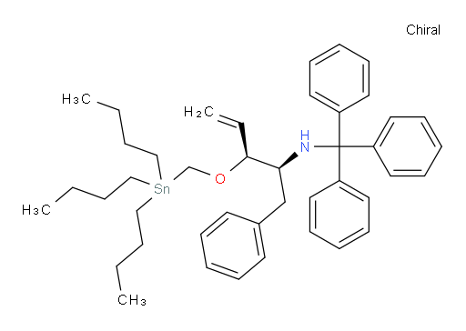 (2S,3S)-1-苯基-3-((三丁基锡基)甲氧基)-N-三苯甲基戊-4-烯-2-胺