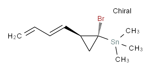 ((1S,2S)-1-bromo-2-((E)-buta-1,3-dien-1-yl)cyclopropyl)trimethylstannane