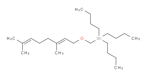 (E)-tributyl(((3,7-dimethylocta-2,6-dien-1-yl)oxy)methyl)stannane