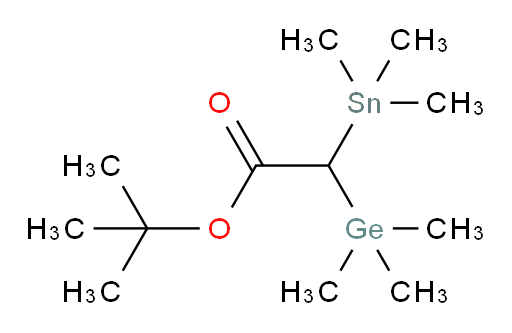 tert-butyl 2-(trimethylgermyl)-2-(trimethylstannyl)acetate