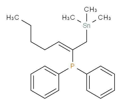 (Z)-二苯基(1-(三甲基锡基)庚-2-烯-2-基)膦
