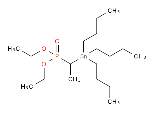 diethyl (1-(tributylstannyl)ethyl)phosphonate