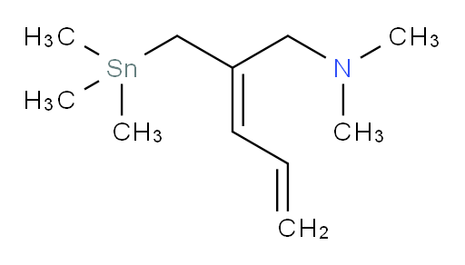 (E)-N,N-dimethyl-2-((trimethylstannyl)methyl)penta-2,4-dien-1-amine