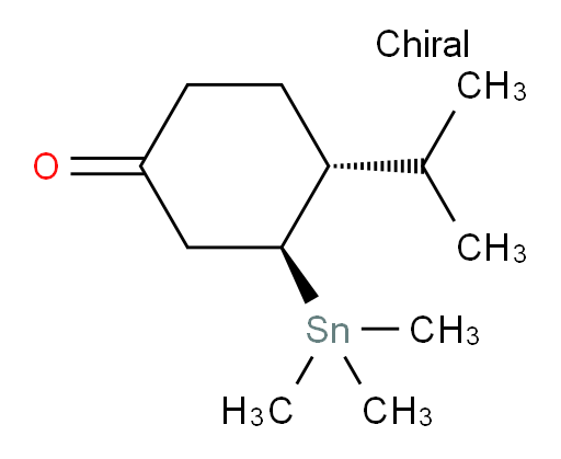 (3S,4R)-4-isopropyl-3-(trimethylstannyl)cyclohexanone