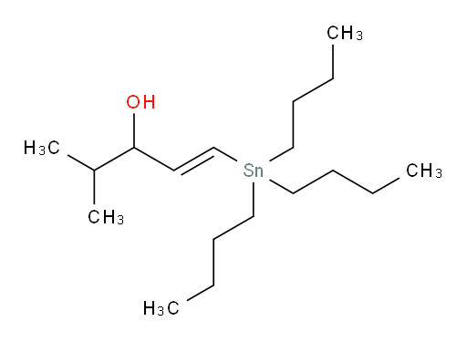 (E)-4-methyl-1-(tributylstannyl)pent-1-en-3-ol