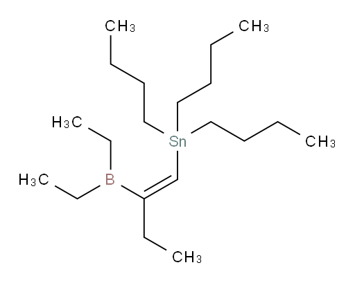 (E)-tributyl(2-(diethylboryl)but-1-en-1-yl)stannane