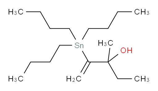 3-methyl-2-(tributylstannyl)pent-1-en-3-ol