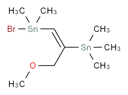 (E)-bromo(3-methoxy-2-(trimethylstannyl)prop-1-en-1-yl)dimethylstannane