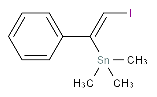 (Z)-(2-碘-1-苯基乙烯基)三甲基锡烷