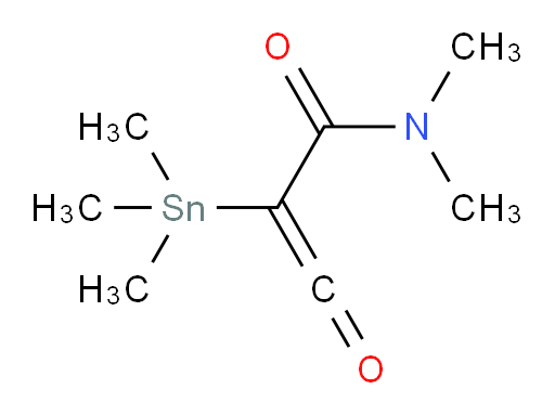 N,N-二甲基-3-氧代-2-(三甲基锡基)丙烯酰胺