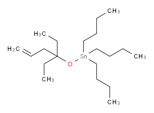 tributyl((3-ethylhex-5-en-3-yl)oxy)stannane