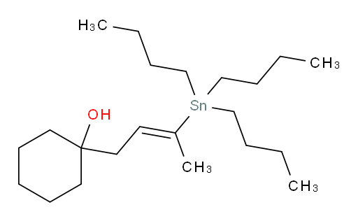 (E)-1-(3-(三丁基锡基)丁-2-烯-1-基)环己醇