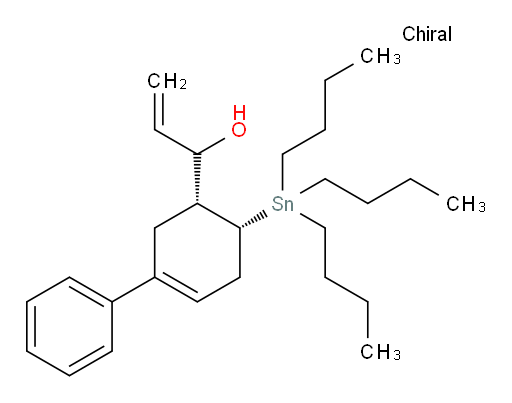 1-((3R,4R)-4-(tributylstannyl)-2,3,4,5-tetrahydro-[1,1'-biphenyl]-3-yl)prop-2-en-1-ol
