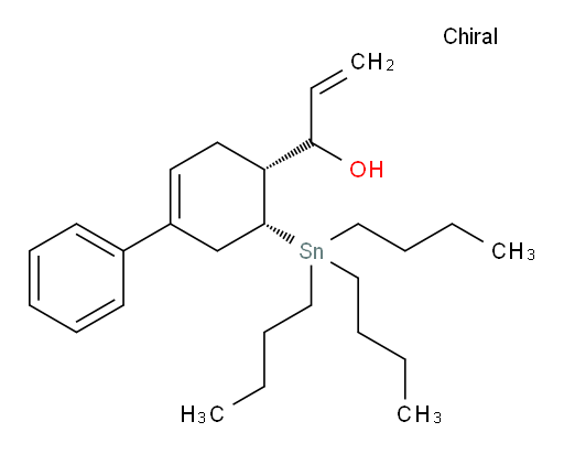 1-((3R,4R)-3-(tributylstannyl)-2,3,4,5-tetrahydro-[1,1'-biphenyl]-4-yl)prop-2-en-1-ol
