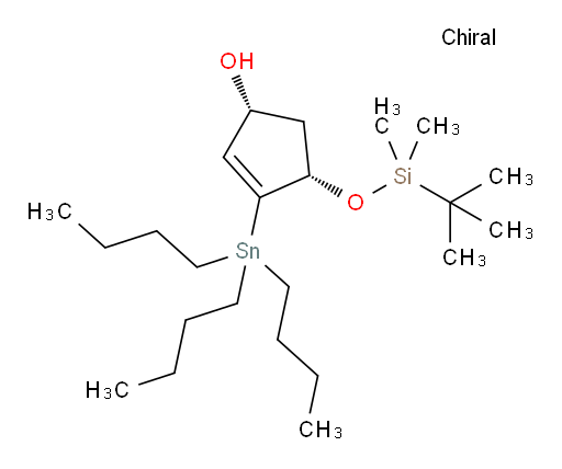 (1R,4S)-4-((tert-butyldimethylsilyl)oxy)-3-(tributylstannyl)cyclopent-2-enol