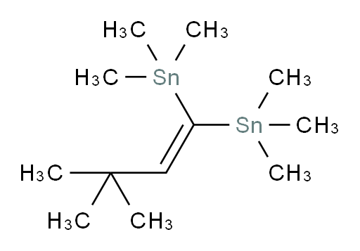 (3,3-dimethylbut-1-ene-1,1-diyl)bis(trimethylstannane)