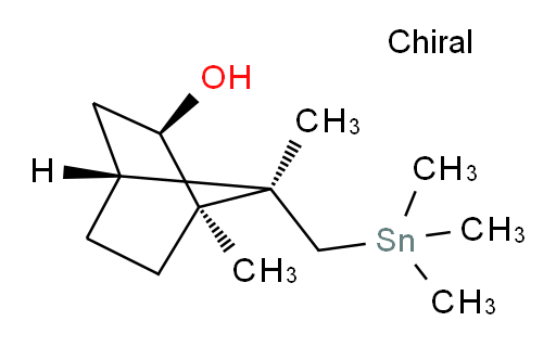 (1R,2R,4R,7R)-1,7-dimethyl-7-((trimethylstannyl)methyl)bicyclo[2.2.1]heptan-2-ol