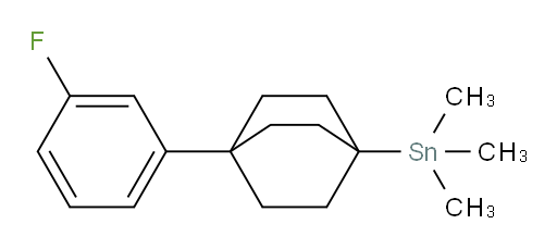 (4-(3-fluorophenyl)bicyclo[2.2.2]octan-1-yl)trimethylstannane