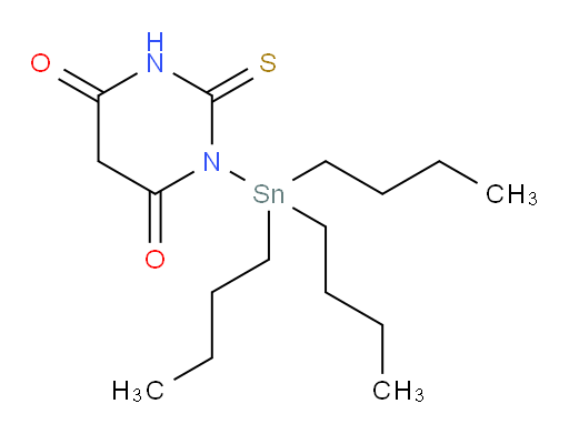 2-thioxo-1-(tributylstannyl)dihydropyrimidine-4,6(1H,5H)-dione