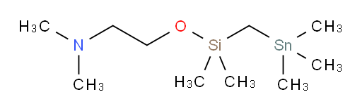 2-((dimethyl((trimethylstannyl)methyl)silyl)oxy)-N,N-dimethylethanamine
