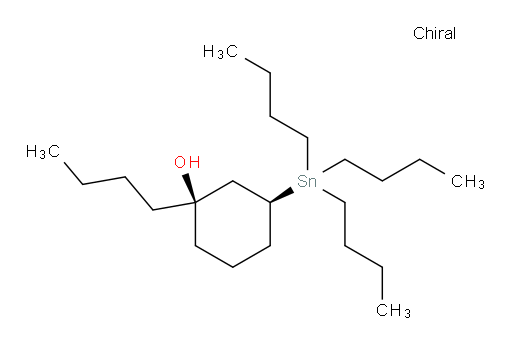 (1R,3S)-1-butyl-3-(tributylstannyl)cyclohexanol